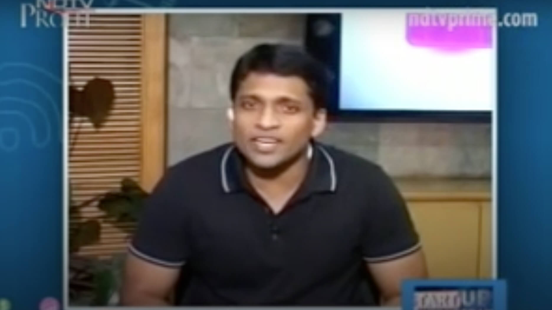 Byjus on NDTV